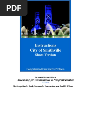 city of smithville 17th edition solutions city of smithville chapter 5 journal entries